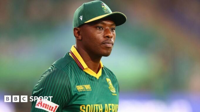 Kagiso Rabada in South Africa kit