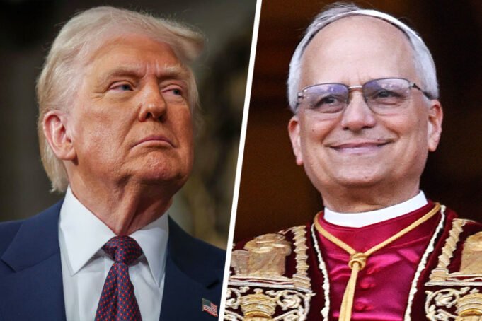 Presiden Donald Trump dan Paus Leo XIV.