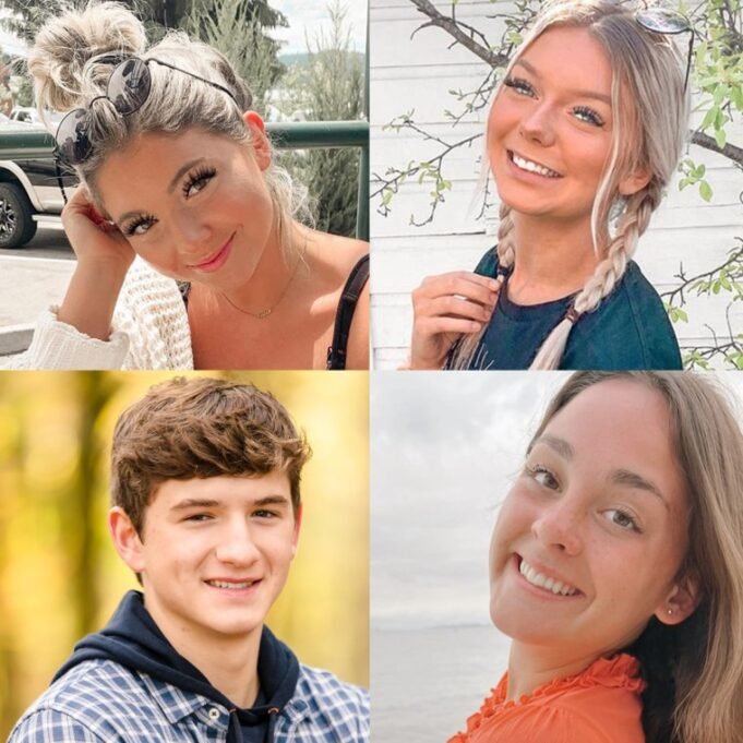 Dari kiri atas, Kaylee Goncalves, Madison Mogen, Ethan Chapin dan Xana Kernodle.
