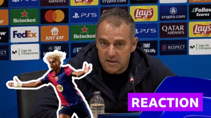 Barcelona manager Hansi Flick