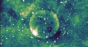 Astronomers Spot Nearly Perfect Supernova Remnant of Unknown Size and Distance
