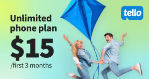Paket Tidak Terbatas Dari Tello: $ 15/Mo untuk 3 bulan pertama

