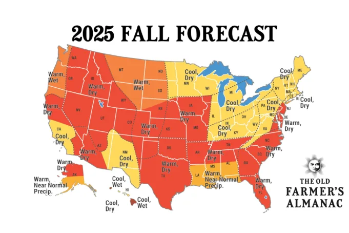 Almanac Fall forecast