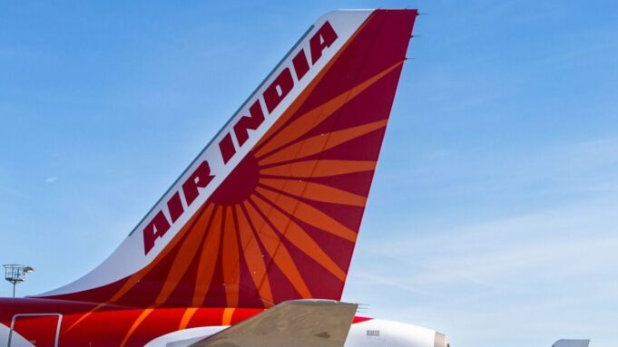 Air India flight to London cancels takeoff at Delhi Airport.