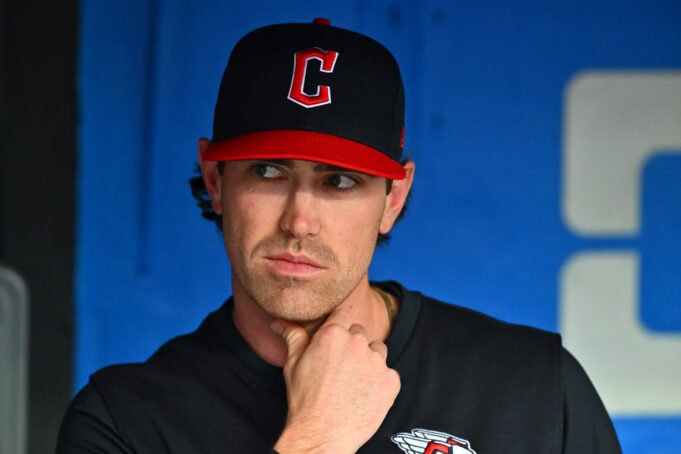 Cleveland Guardians pitcher Shane Bieber