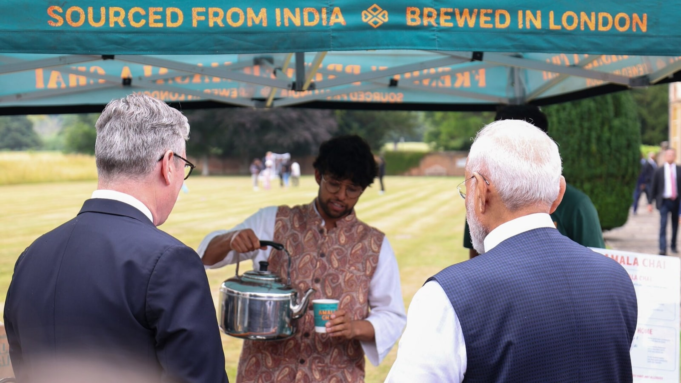 Modi, Starmer Share Chai Moments.