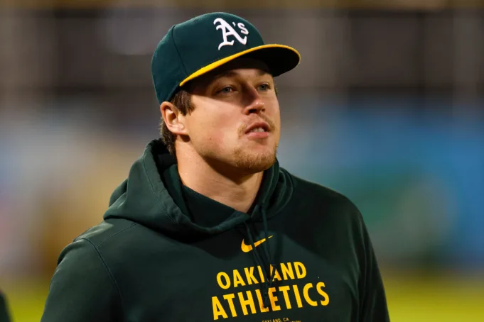 Athletics reliever Mason Miller