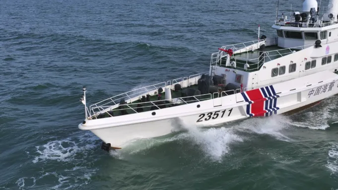 Chinese Coast Guard Ship Patrols Near Hainan