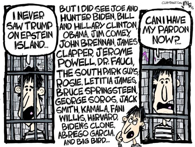 Kartun: Kereta Trump untuk Ghislaine
