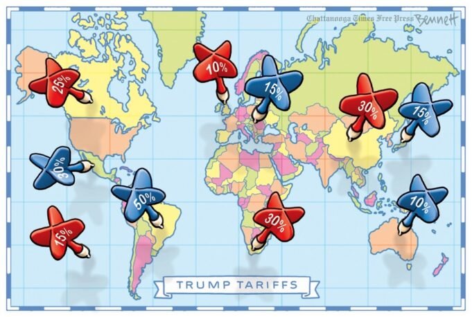 Kartun: Tarif Trump
