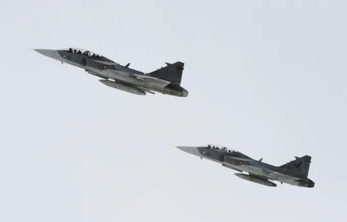 Swedish Gripen jets