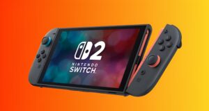 Nintendo Switch 2 with a joycon off