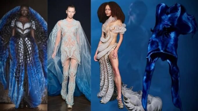 Paris Haute Couture Week 2025; Iris van Herpen menjahit alga hidup ke dunia mode
