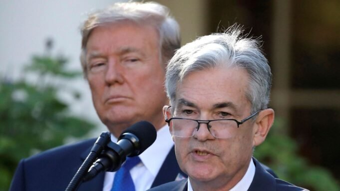President Donald Trump and Jerome Powell, chair, US Federal Reserve, (File Photo: Reuters)