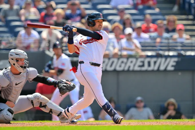 Cleveland Guardians outfielder Steven Kwan