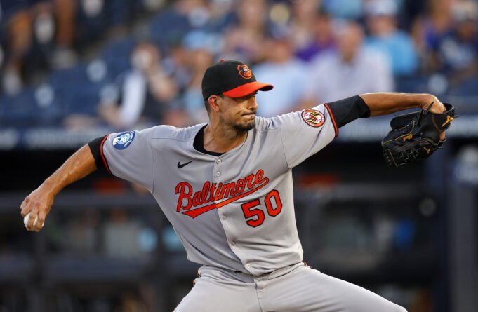 Baltimore Orioles pitcher Charlie Morton