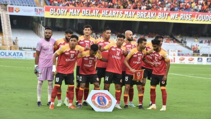 Sorotan EBFC 5-0 SuFC, Durand Cup 2025: Diamantakos, Bipin, Mahesh memproduksi kemenangan bintang lima untuk Benggala Timur melawan South United FC
