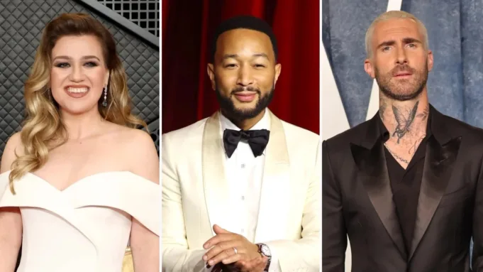 'The Voice' menyatukan kembali Kelly Clarkson, John Legend dan Adam Levine untuk musim 'Battle of the Champions'
