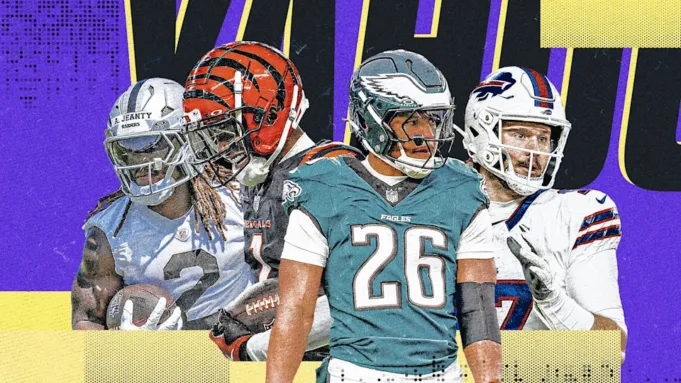 Fantasy Football Draft Kit tidak ada teks. (Foto oleh Jonathan Castro/Yahoo Sports)