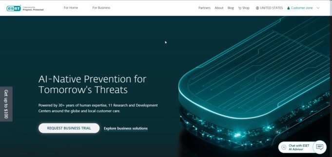 ESET Home Security is an excellent alternative to Bitdefender antivirus