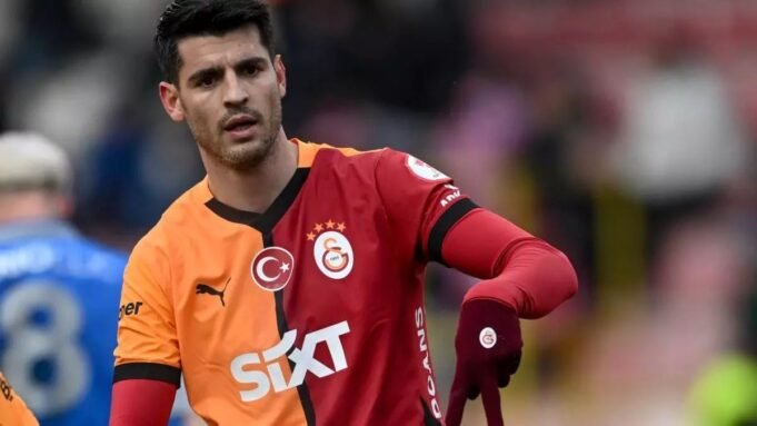 Alvaro Morata in action for Galatasaray