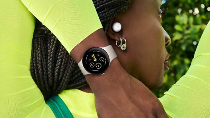 Google Pixel Watch 3 on a wrist