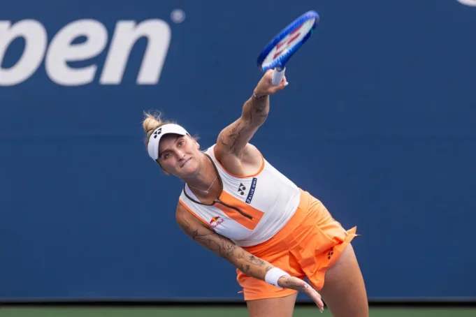 Marketa Vondrousova Mengetuk No. 7 Jasmine Paolini di AS Terbuka
