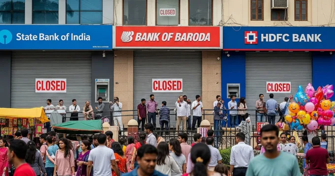 Periksa daftar negara bagian sebagai bank untuk tetap ditutup selama 15 hari

