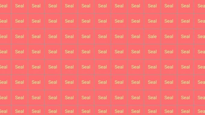 Optical illusion: Find the odd word out in 10 seconds.