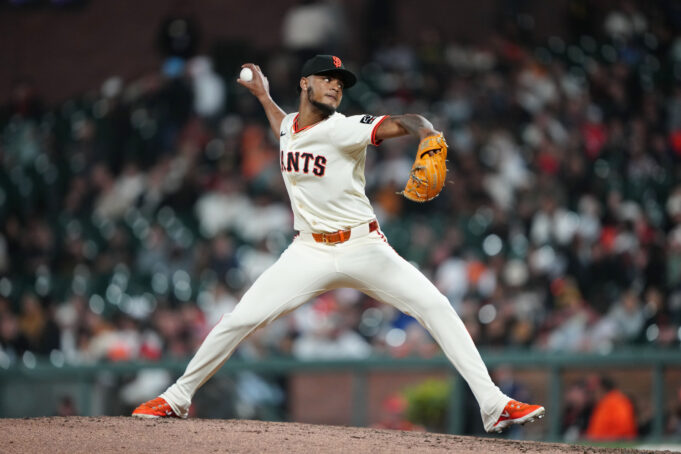 San Francisco Giants reliever Camilo Doval