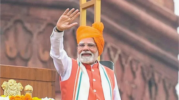 Modi Serukan Swadeshi GST dan Penguatan Perisai Keamanan dalam Pidato Hari Kemerdekaan Terpanjang