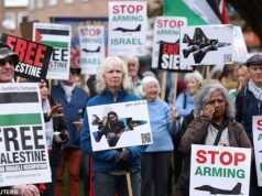 Namun mereka tetap melakukan demonstrasi: Para pemimpin protes menghadapi reaksi keras atas demonstrasi Palestina pada hari Sabtu di London– sehari setelah gencatan senjata disepakati