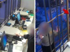 Pria Bertopeng Mengacungkan Senapan Gaya AR Menempel di Kasino Las Vegas di Video