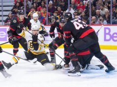 2 gol Tim Stutzle membantu Senator merusak reli Bruins