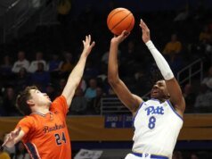 Barry Dunning Jr., Pitt meraih kemenangan sepihak atas Bucknell