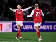 Dua gol Alessia Russo memastikan kemenangan comeback untuk Arsenal atas Real Madrid tetapi Wolfsburg mengalahkan Manchester Utd