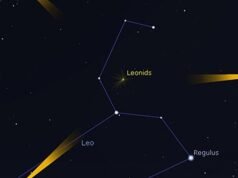 Meteor tercepat telah tiba. Anda sedang mengamati langit pada Selasa malam