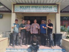 Buron Kasus Pencuri Hand Traktor Ditangkap Polisi di Sungai Rotan