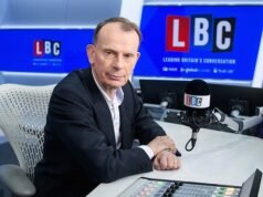 Andrew Marr memicu kekhawatiran kesehatan saat ia tampak kesulitan bernapas ‘karena pilek’ saat membawakan acara radio LBC secara langsung