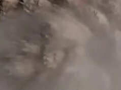 Letusan di geyser Yellowstone tertangkap kamera