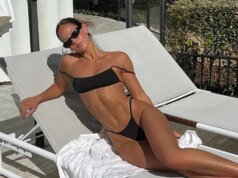 Model Olivia Mathers Hot Shots untuk Memulai Ulang Tahunnya yang ke-29!