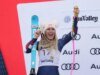 Lindsey Vonn menempati posisi ketiga di Prancis untuk podium ketiga musim ini