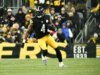 Steelers WR DK Metcalf (sakit perut) menginap di Baltimore Minggu malam