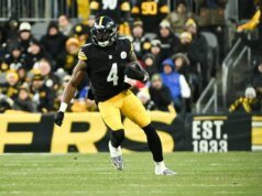 Steelers WR DK Metcalf (sakit perut) menginap di Baltimore Minggu malam