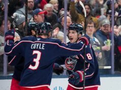 Zach Werenski, Blue Jackets menyapu seri musim dengan Ducks