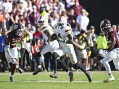 No. 10 Miami menduduki puncak No. 7 Texas A&M di putaran pertama CFP; Negara Bagian Ohio berikutnya
