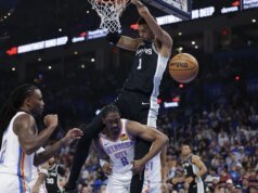 Spurs menegaskan diri, kembali mengalahkan Thunder dalam sorotan Natal