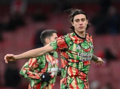 Calafiori tersingkir dari Arsenal vs Brighton di menit-menit terakhir