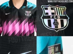 Bocoran gambar jacket retro warna-warni spesial Barcelona 2026/ 27