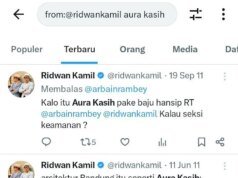 Viral Deretan Cuitan Lawas Ridwan Kamil tentang Aura Kasih